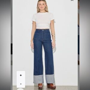 ROLLA'S Sailor Jean Long - Riley Blue Cuff